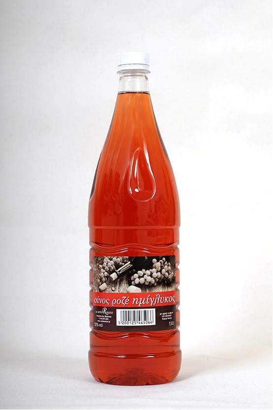 ΟΙΝΟΣ ΗΜΙΓΛΥΚΟΣ ΡΟΖΕ ΜΟΣΧΑΤΟ 1.5 lt